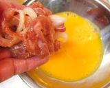 卵がポイント❤豚小間肉のふんわり揚げ作り方5写真