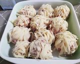 楽々焼売☆混ぜて皮を乗せるだけ作り方4写真