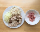 キノコとベーコンのもち麦クリームリゾット作り方1写真