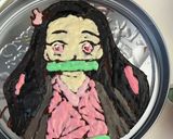 鬼滅の刃キャラケーキ　作り方4写真