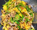 豚こまピーマン残野菜オイスターソース炒め作り方8写真