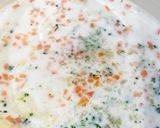 離乳食　野菜たっぷり鮮やかクリーム煮作り方4写真
