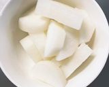 全てレンジ味染み染み大根の煮物作り方1写真