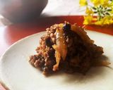 ごはん泥棒☆セロリの佃煮(肉そぼろ)作り方7写真