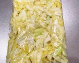 キャベツのワサビ漬け作り方3写真