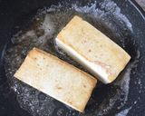 豆腐のバター醤油焼に紫蘇とチーズを乗せて作り方4写真