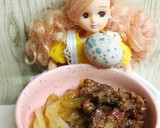 リカちゃん♡玉ねぎと牛肉だけですき焼き風作り方11写真