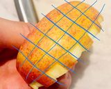 りんごの飾り切り作り方5写真