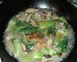 チンゲン菜と鶏肉の炒め煮作り方5写真