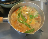 さやえんどうとにんじんの卵とじ丼作り方6写真