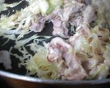 超薄切り豚スライスとキャベツのレモン味作り方5写真