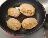さつまいもの照り焼きハンバーグ作り方5写真