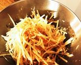 ポン酢で大根サラダ。作り方3写真