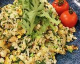 春菊炒飯(Vinao風ベジタブルライス)作り方7写真