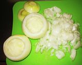新玉ねぎまるごと肉詰めコンソメ煮作り方1写真