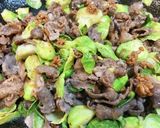春薬膳！芽キャベツと牛肉炒め作り方7写真