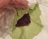 簡単春おやつ♡抹茶の焼きあん餅作り方2写真