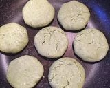 簡単春おやつ♡抹茶の焼きあん餅作り方3写真