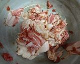 豚バラ肉と長芋のおか炒め作り方1写真