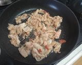 豚バラ肉と長芋のおか炒め作り方2写真
