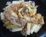 豚バラ肉と長芋のおか炒め作り方4写真