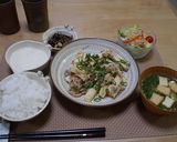 豚バラ肉と長芋のおか炒め作り方6写真
