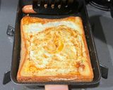 卵焼きパンでつくる卵トースト作り方5写真