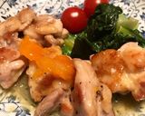 チキンのレモンバターソテーあんず風味作り方12写真