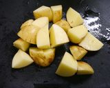 レンジで簡単！新じゃがの青海苔マヨ和え作り方1写真