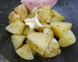 レンジで簡単！新じゃがの青海苔マヨ和え作り方2写真