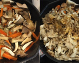 牛肉と牛蒡と茸の青ネギ甘辛炒め作り方4写真