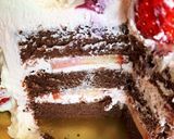 ベルと薔薇のバースデーケーキ♡作り方17写真