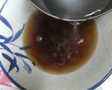 白髪ネギと焼豚とハンバーグ入醤油ラーメン作り方5写真