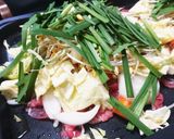 チリトリ鍋(ホットプレートで)作り方2写真