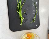 チャイブの卵焼き作り方1写真