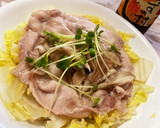 ◆簡単 豚肉と白菜のレンチン蒸し◆作り方7写真