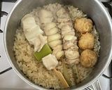 ソロキャンプ用 焼き鳥飯 ※多少焦げアリ作り方5写真