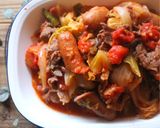m炊飯器DE牛バラのトマト煮込み作り方6写真
