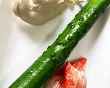 胡瓜とムネ肉のうま塩ドレ和え作り方1写真