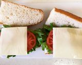 生ハムとチーズのバゲットサンド作り方6写真