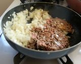 ひき肉＆じゃが芋入り♪簡単オムライス作り方2写真