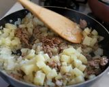 ひき肉＆じゃが芋入り♪簡単オムライス作り方3写真