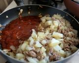 ひき肉＆じゃが芋入り♪簡単オムライス作り方4写真
