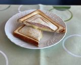 簡単♡ハムチーズソーセージのホットサンド作り方4写真