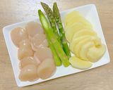【簡単】❀帆立とアスパラのホイル焼き❀作り方1写真