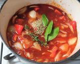 鶏もも肉のトマトと赤ワインの煮込み作り方10写真