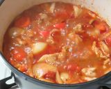 鶏もも肉のトマトと赤ワインの煮込み作り方13写真