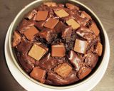 HMで簡単 チョコバナナケーキ作り方3写真
