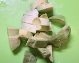 美味しさゴロゴロ♪簡単♪アボカドオムレツ作り方1写真