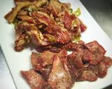 『あおぞら』焼肉丼(*≧∀≦*)作り方1写真